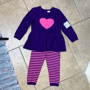 Cuddle bear collection 2 piece sweater outfit